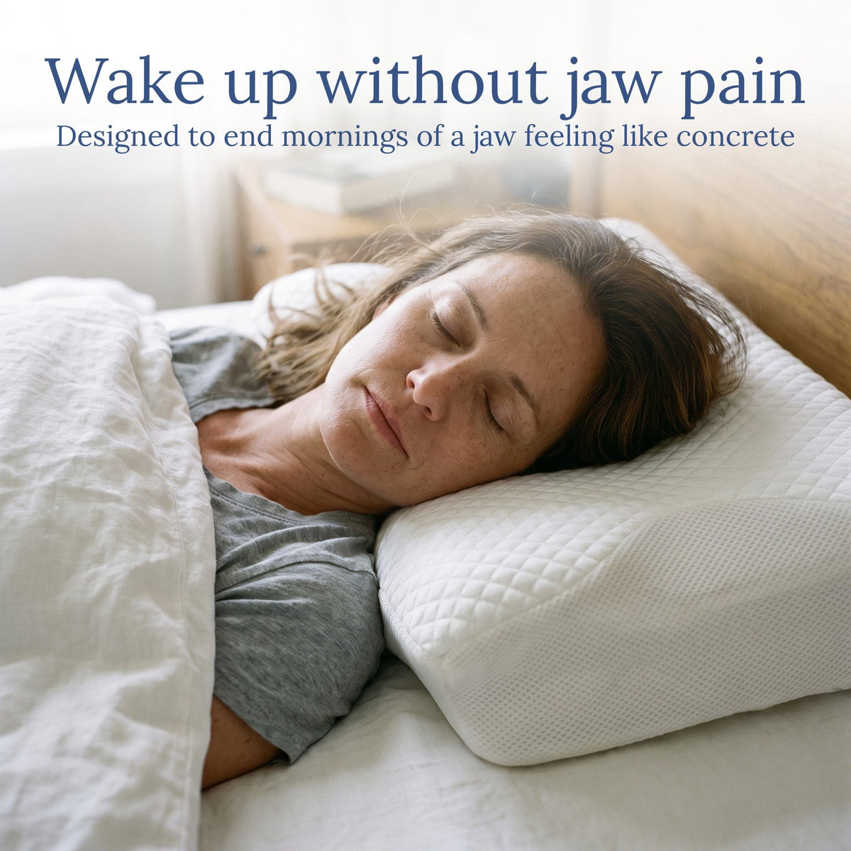 Wake up without jaw pain